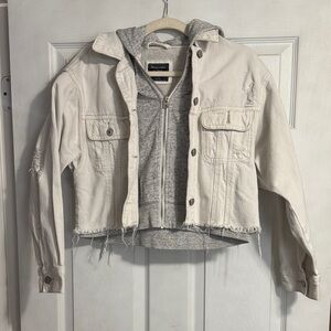 Abercrombie & Fitch Jacket with Gray Hoodie